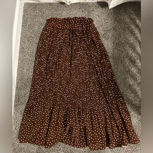 American Trends (Amazon) Spot Midi Skirt